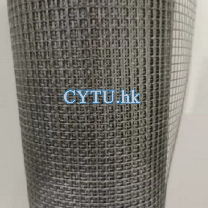 Basalt fiber mesh fabric